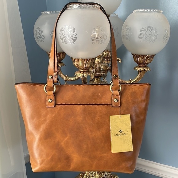 Brand New Patricia Nash Genuine Leather Distressed Vintage Alessano Tote Biscuit - Picture 16 of 16